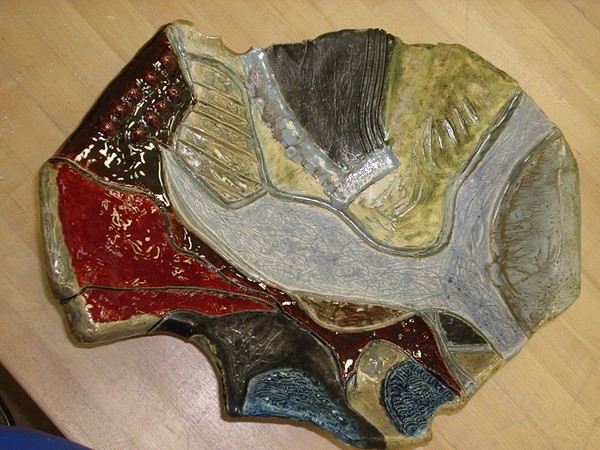 organic footed bowl