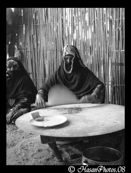 Baking woman