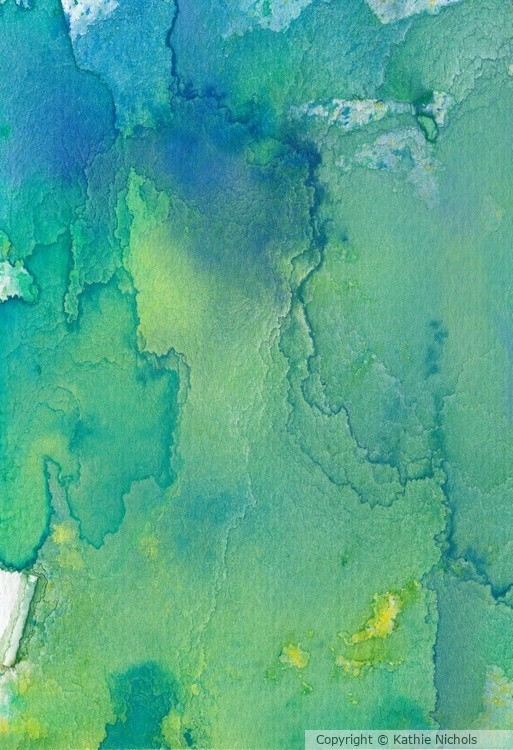 Green and Blue Abstract I