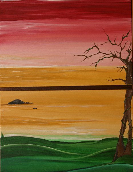 SUNSET.