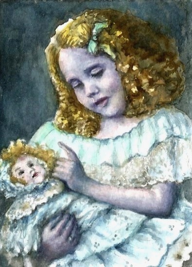 Girl and Doll