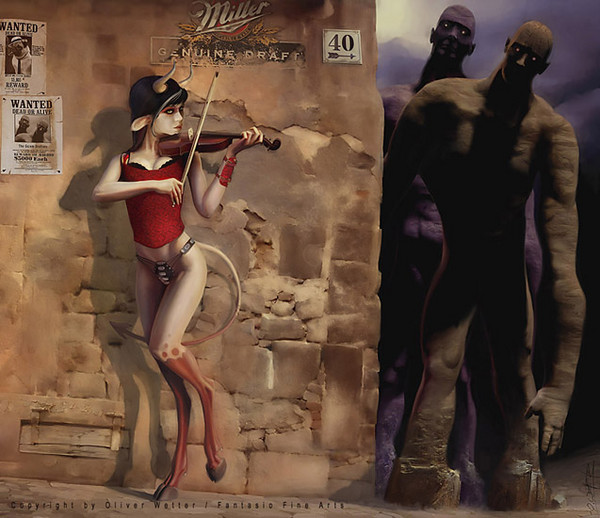 Mileena the beautiful headhuntress and the magic v