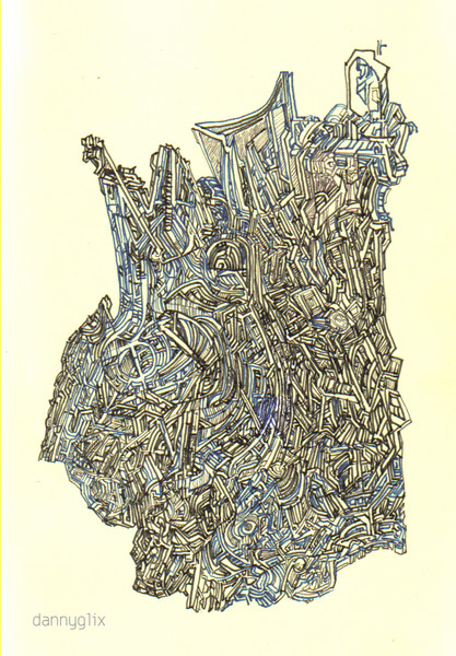 clump of intricate veins