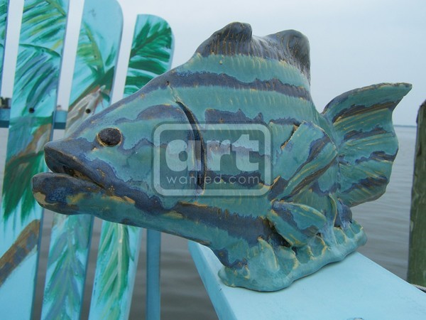 Vale's Turquoise striped fish  sold