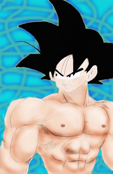 What Goku might look like in a more realistic way