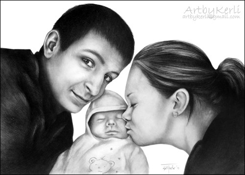 Adorable little family