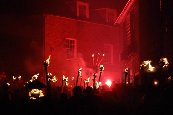 red flame