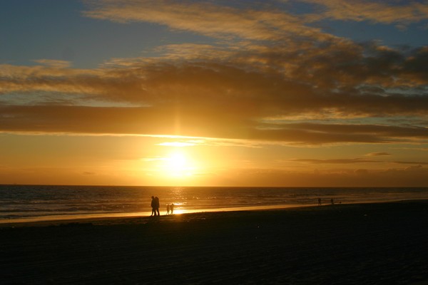 Sunset at the beach