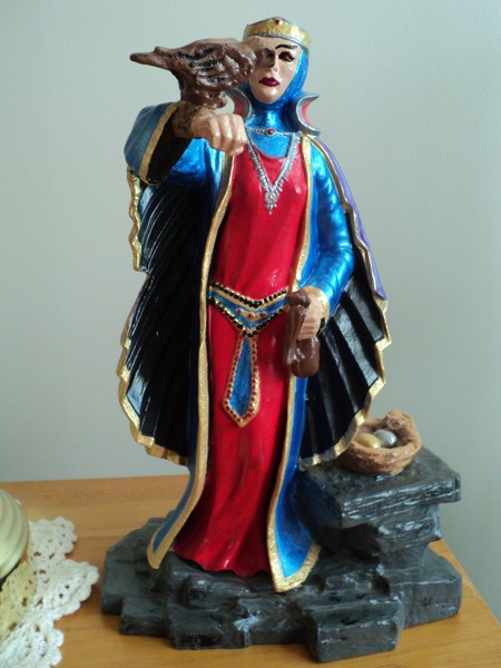 sorcerous with falcon