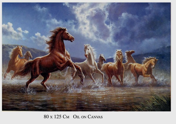 The spirited horse, which will try to win the race