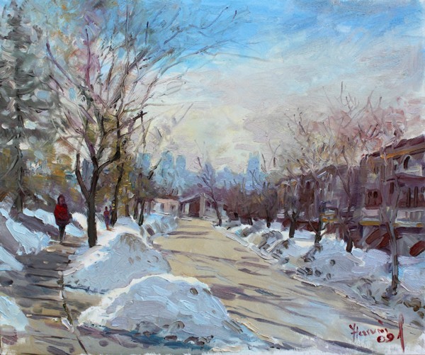 Winter, Silverado Drive, Mississagua