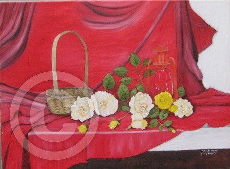 Roses Lantern and Basket