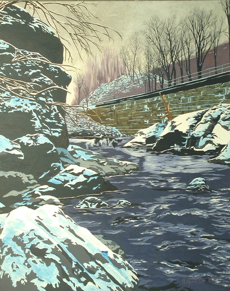 Snowscape #6 - sold