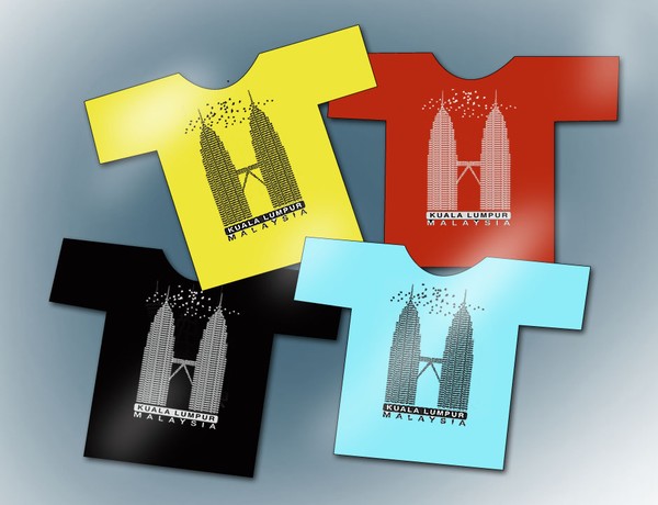 PETRONAS TWIN TOWER T SHIRT