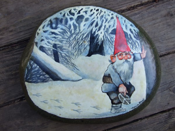 Gnome foot prints