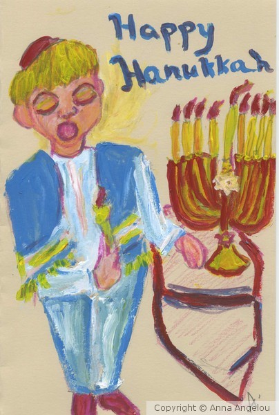 hanukkah 2011 card