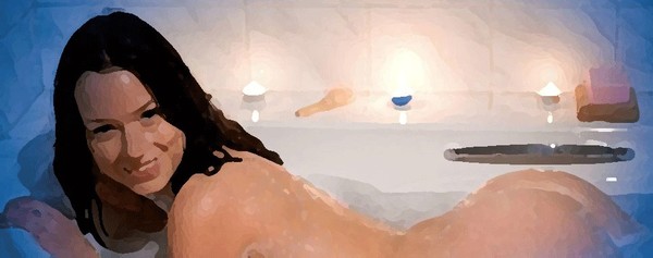 the bath