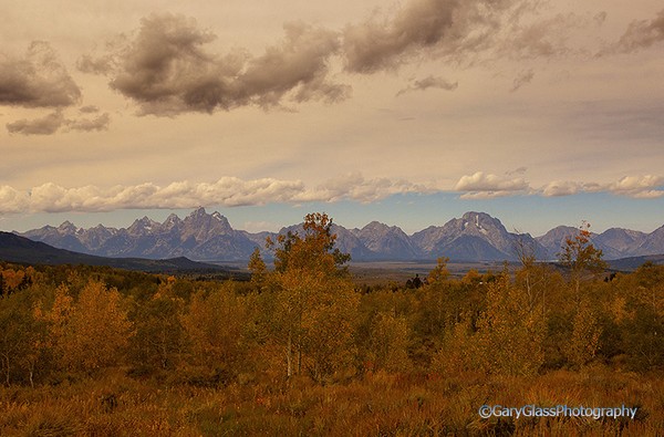 Grand Teton Range in Late Afternoon