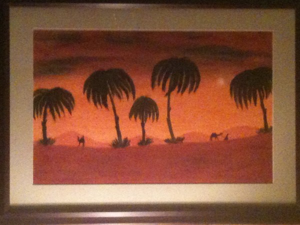 oasis sunset
