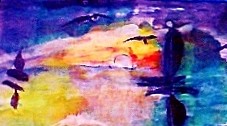 Abstract seascape