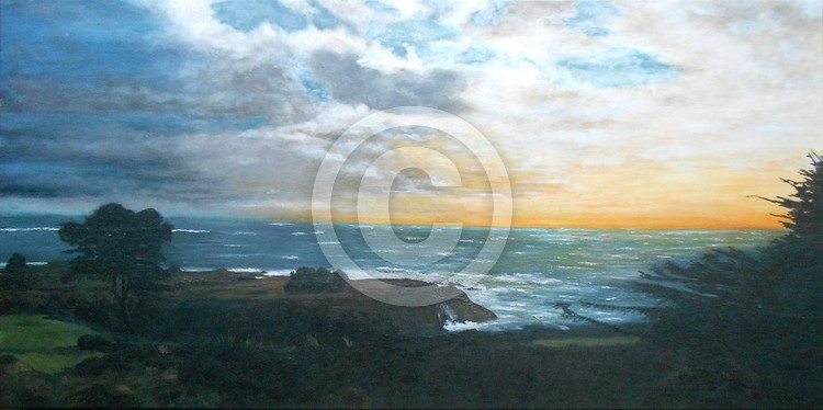 'Sunset over Pelican Bay'
