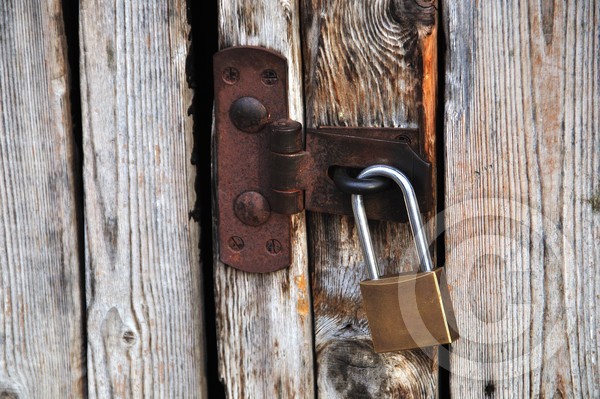 rusty lock