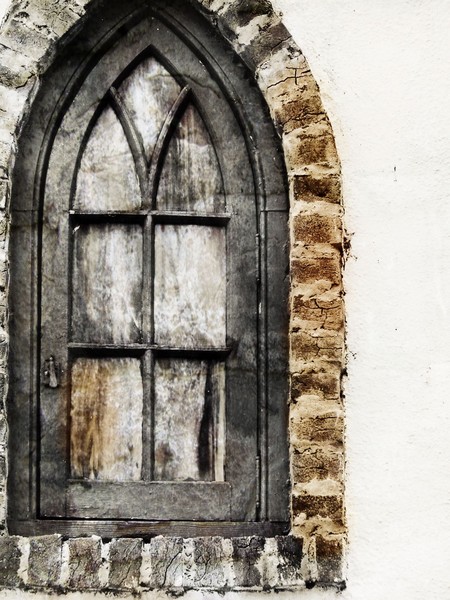 Creepy old window