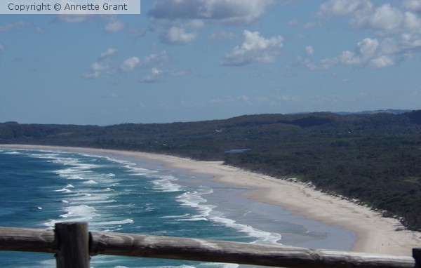 Hazy Day at Byron Bay