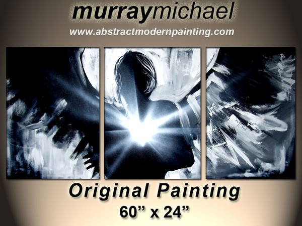 abstract painting darkangel