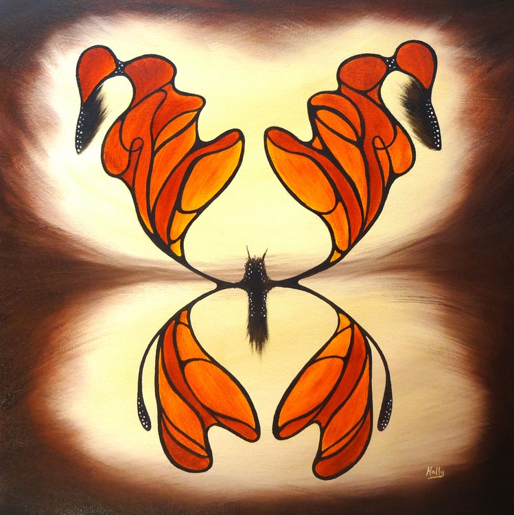 Stained Glass Monarch