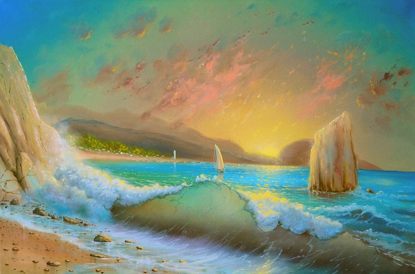 Sunset on the Beach