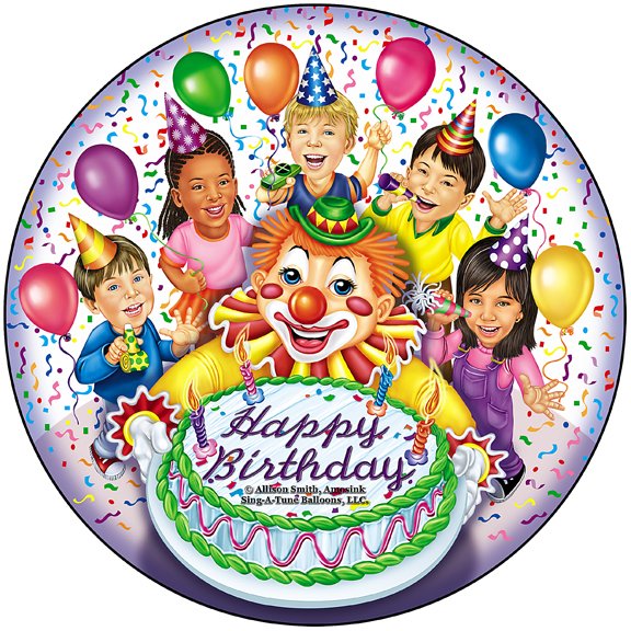 Happy Birthday Clown