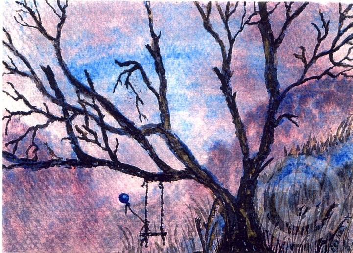 Swing, Balloon & Tree