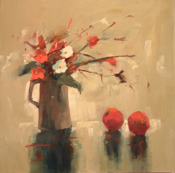 Red and White Flowers