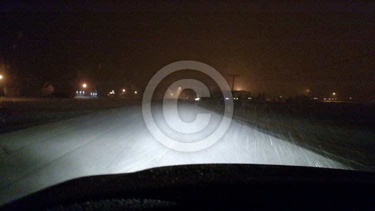 Driving in the snow
