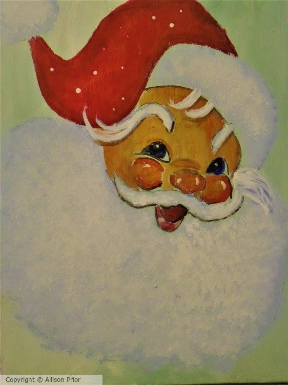Santa Painting