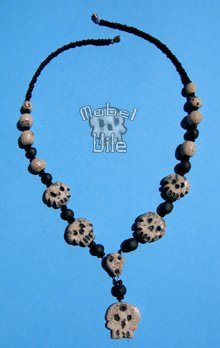 Skull Bead Necklace
