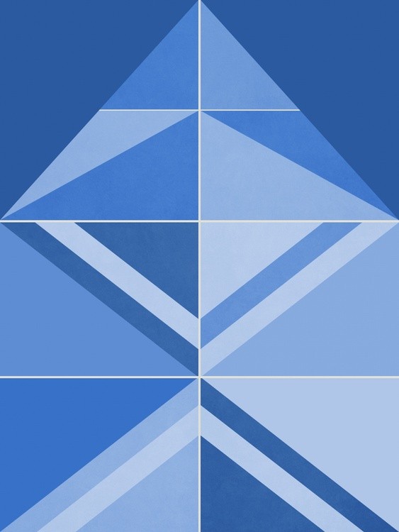 Beautiful Blue Pyramid