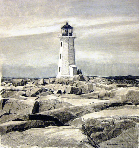 Lighthouse at Peggys Cove