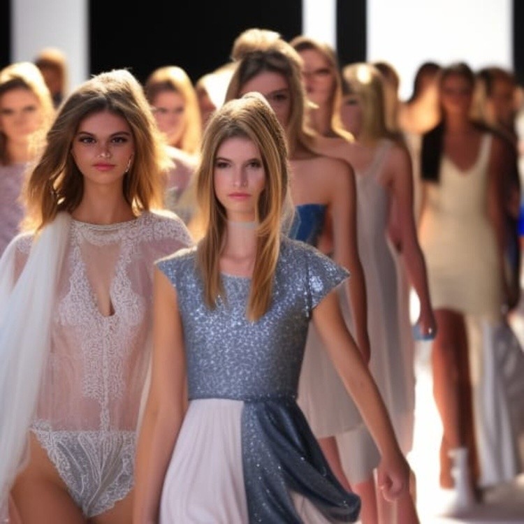 Models Catwalk In Fashion Show Art - Adeline Yeo (1)