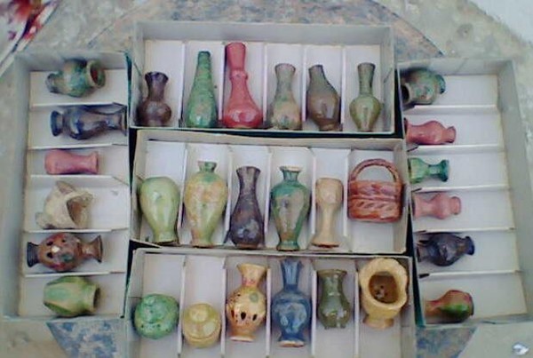 glazing pots
