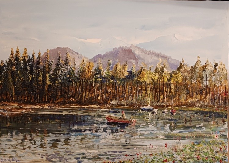 woodland lake