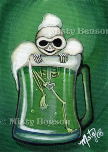 Green Beer Skelly