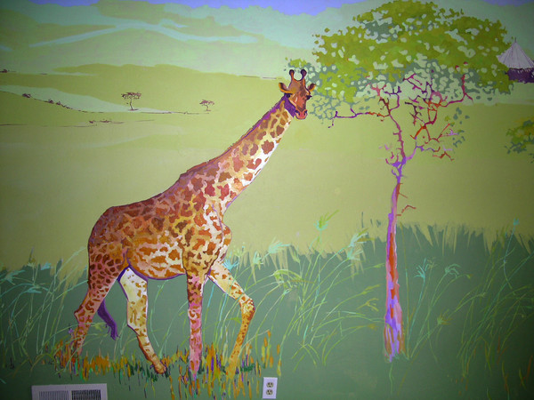 children s room mural