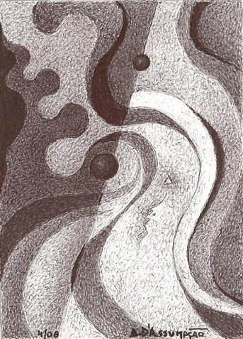 Harlequin's dance (ACEO)