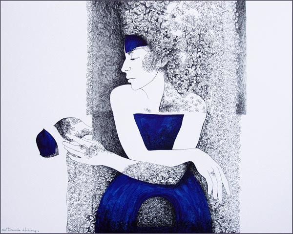 Lady in Blue