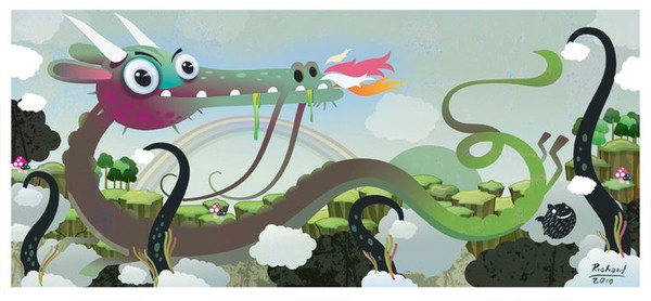 happy dragon