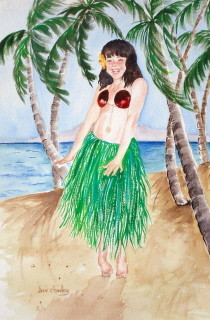 Our little Wahini in Hawaii