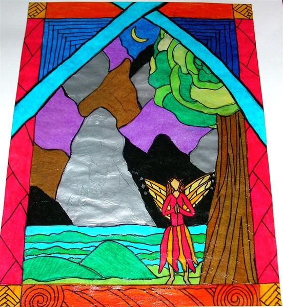 Fairy (false) Stained Glass