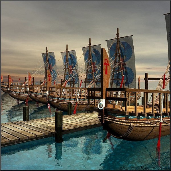 Egyptian Canal Boats